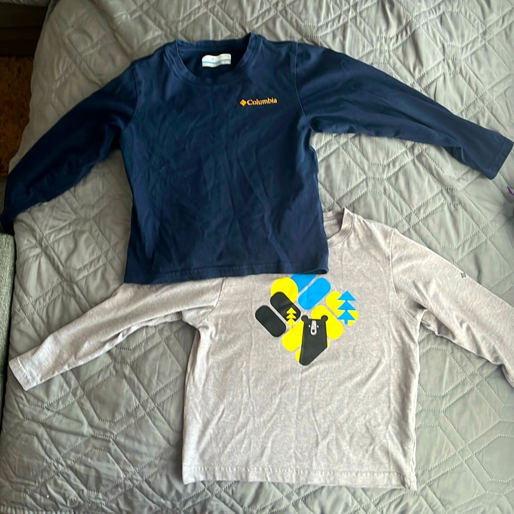 2 Columbia XXS(4/5)longsleeve Shirts